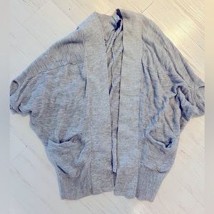 Dynamite grey overtop knit cardigan